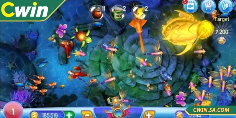 CWIN Bắn Cá Ăn Xu – Giải Trí Mượt Mà, Đổi Thưởng Hấp Dẫn 3 Sinh vật phong phú và tích xu lớn