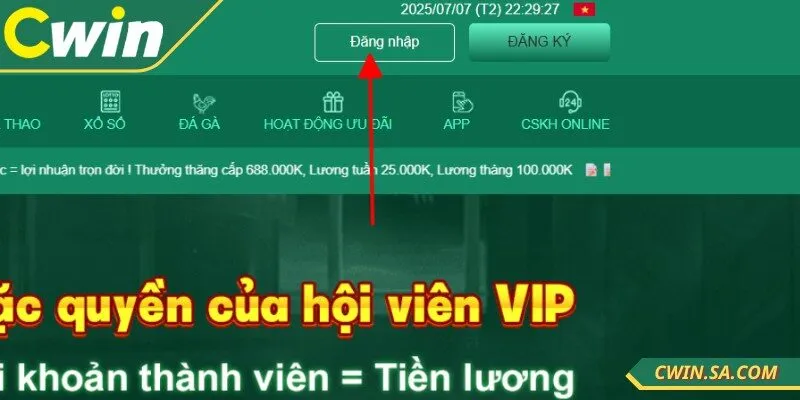 Đăng Nhập Cwin Không Lỗi: Hướng Dẫn Nhanh Dễ Thực Hiện 1 Điều kiện để thành viên đăng nhập CWIN thành công