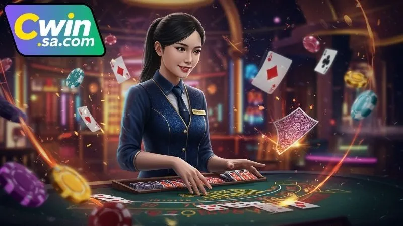 Casino live dealer - Trải nghiệm sòng bạc ngay tại nhà bạn 2 Giới thiệu về casino live dealer tại CWIN